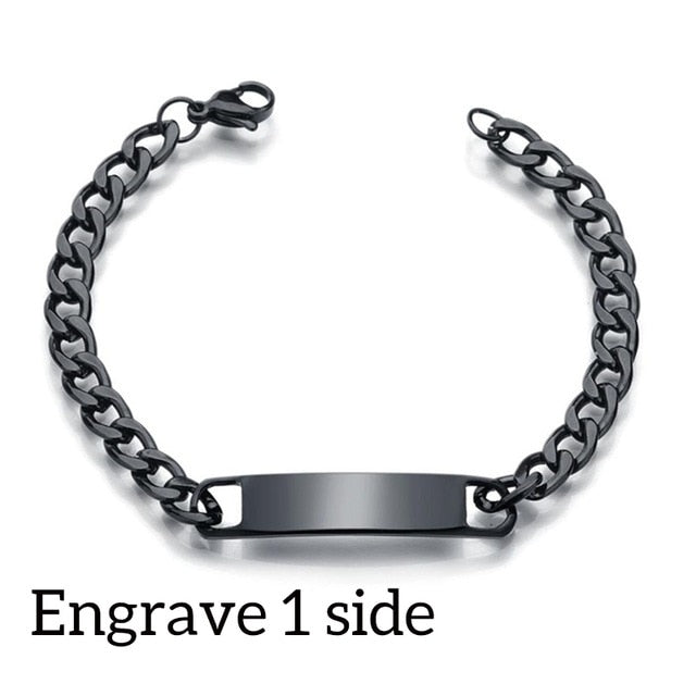 Nameplate Couple Bracelet
