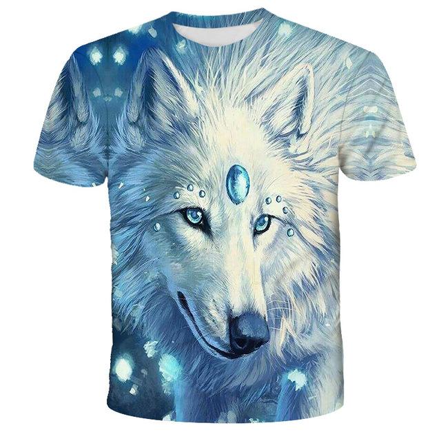 Lovers Wolf Printed T