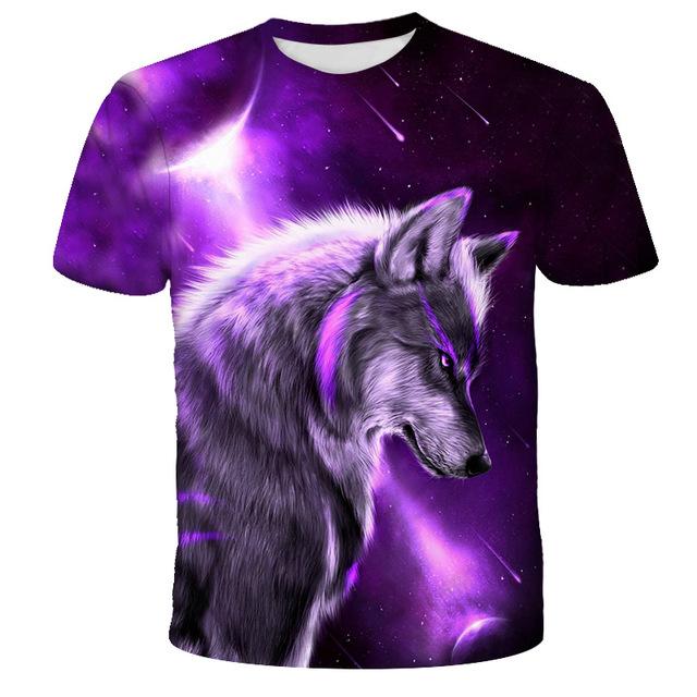 Lovers Wolf Printed T
