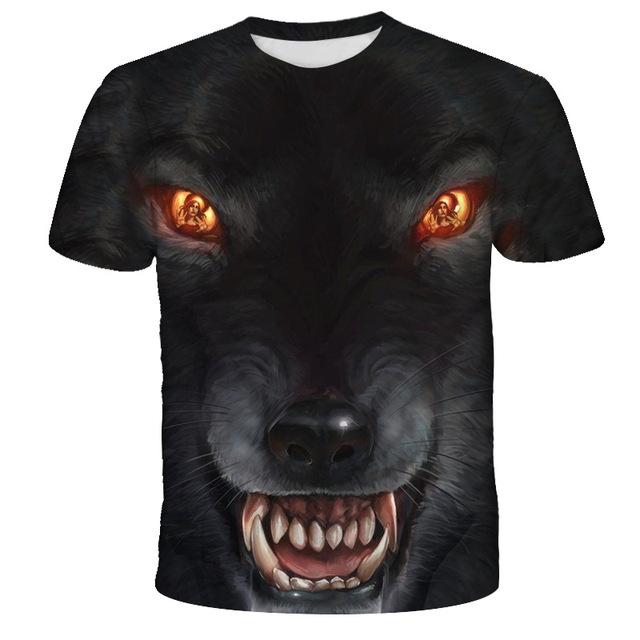 Lovers Wolf Printed T