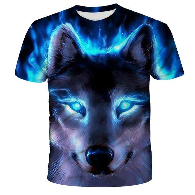 Lovers Wolf Printed T