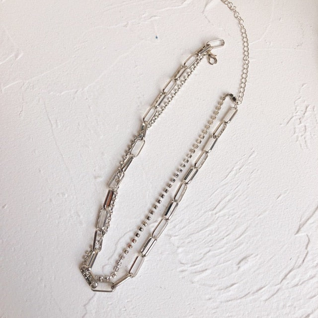 Multilayer Hip Hop Long Chain