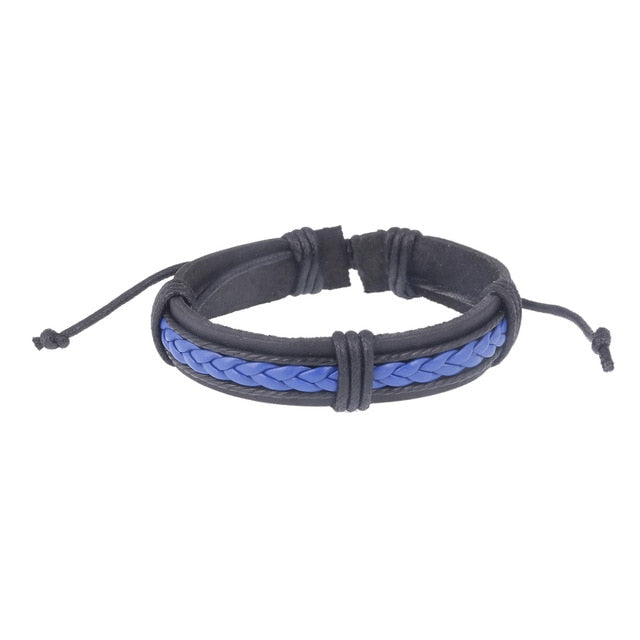 Trendy Genuine Leather Bracelets