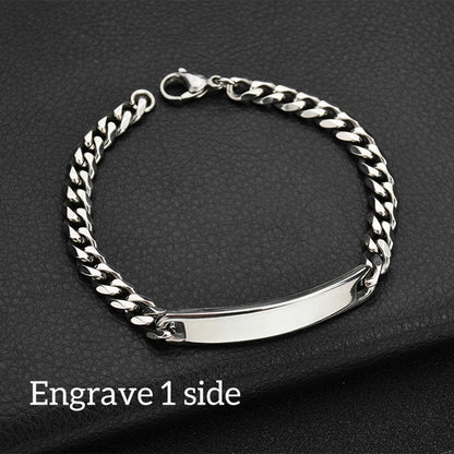 Nameplate Couple Bracelet