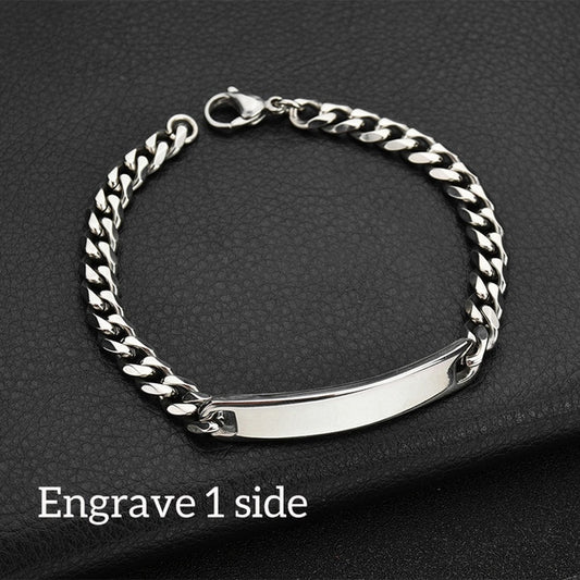 Nameplate Couple Bracelet