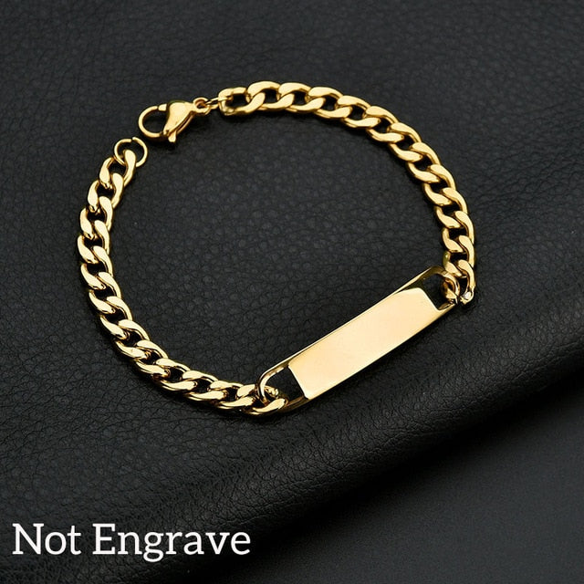 Nameplate Couple Bracelet