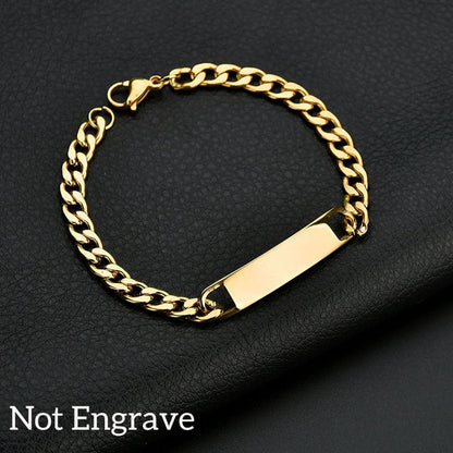 Nameplate Couple Bracelet
