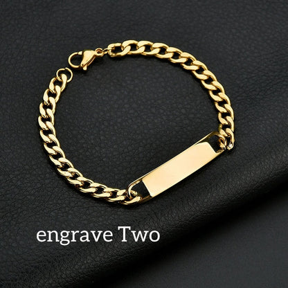 Nameplate Couple Bracelet
