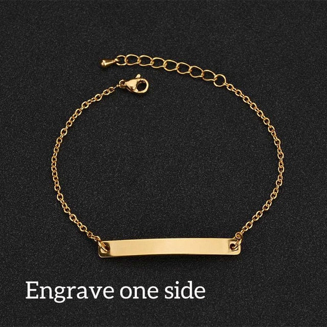 Nameplate Couple Bracelet