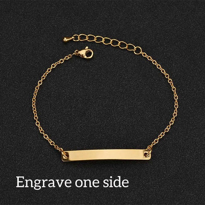 Nameplate Couple Bracelet