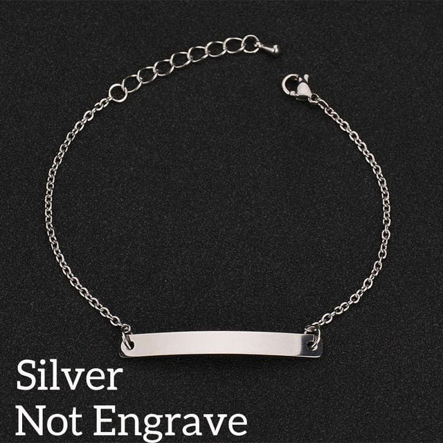 Nameplate Couple Bracelet