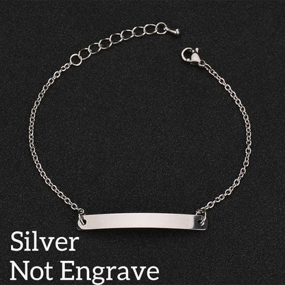 Nameplate Couple Bracelet