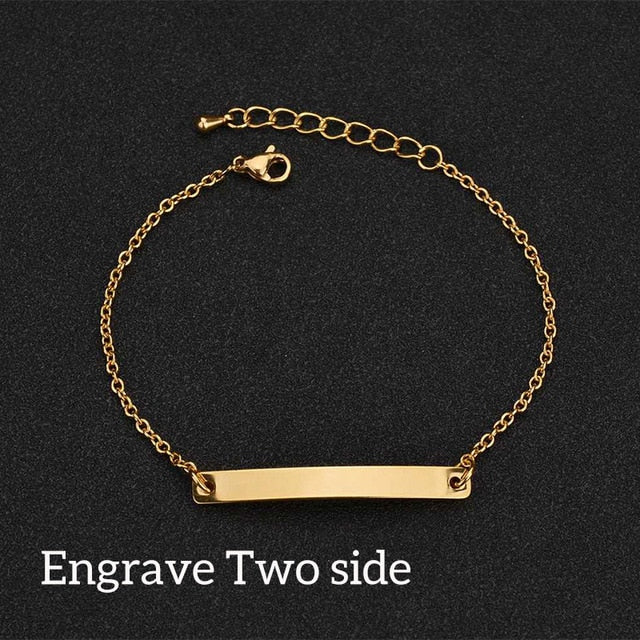 Nameplate Couple Bracelet