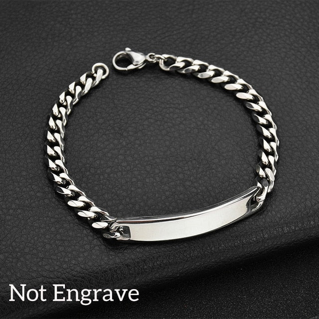 Nameplate Couple Bracelet