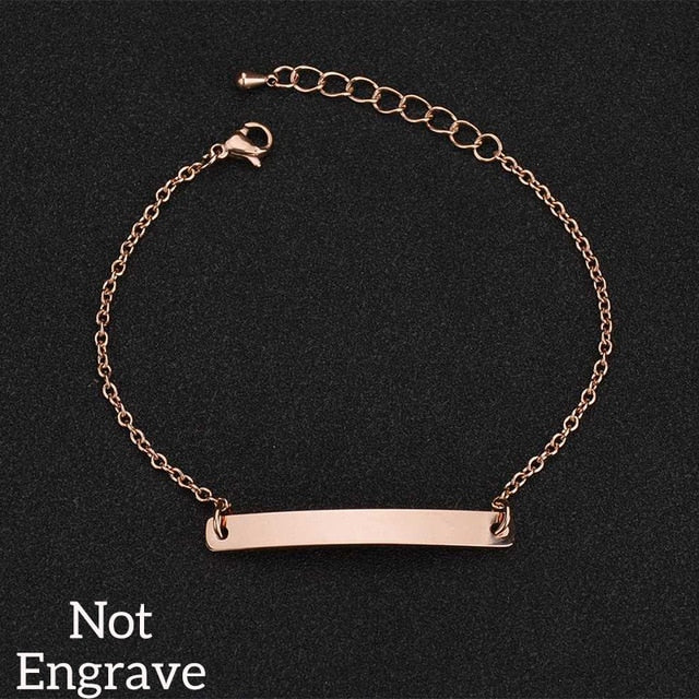 Nameplate Couple Bracelet