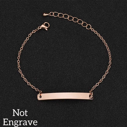 Nameplate Couple Bracelet