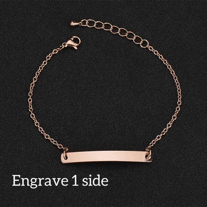 Nameplate Couple Bracelet