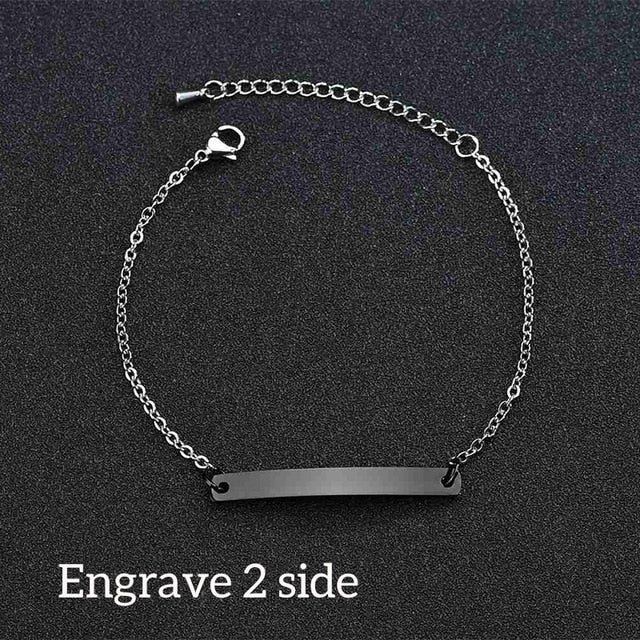 Nameplate Couple Bracelet