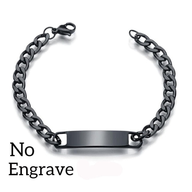 Nameplate Couple Bracelet
