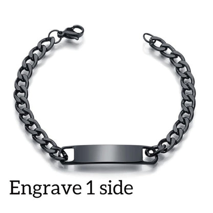 Nameplate Couple Bracelet