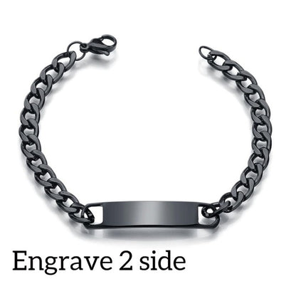 Nameplate Couple Bracelet