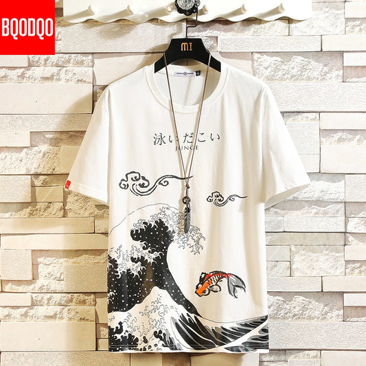 Funny Anime Print Oversized