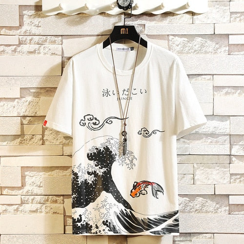 Funny Anime Print Oversized