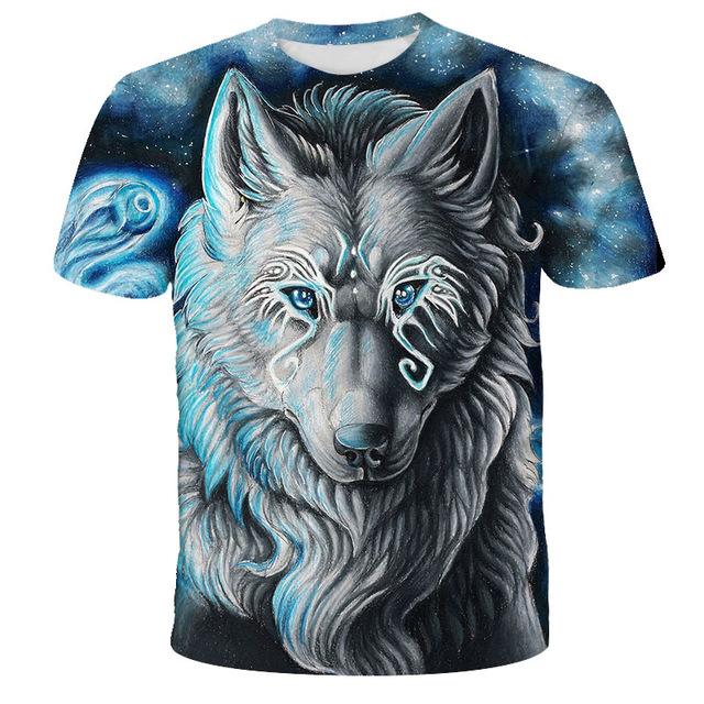 Lovers Wolf Printed T