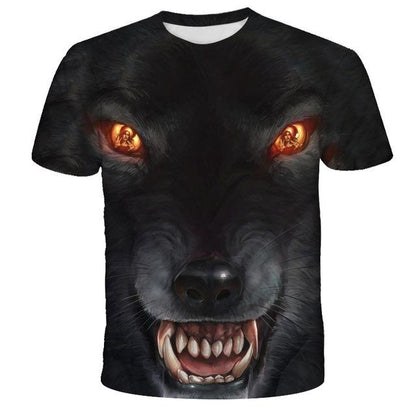 Lovers Wolf Printed T