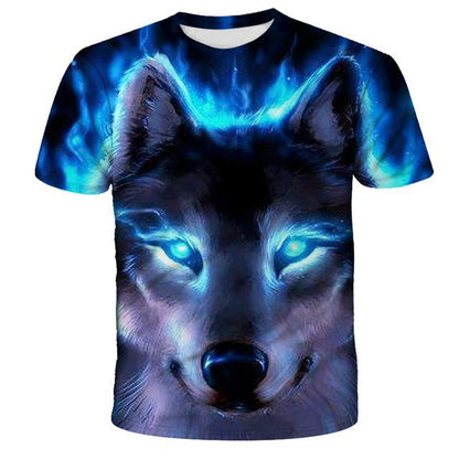 Lovers Wolf Printed T