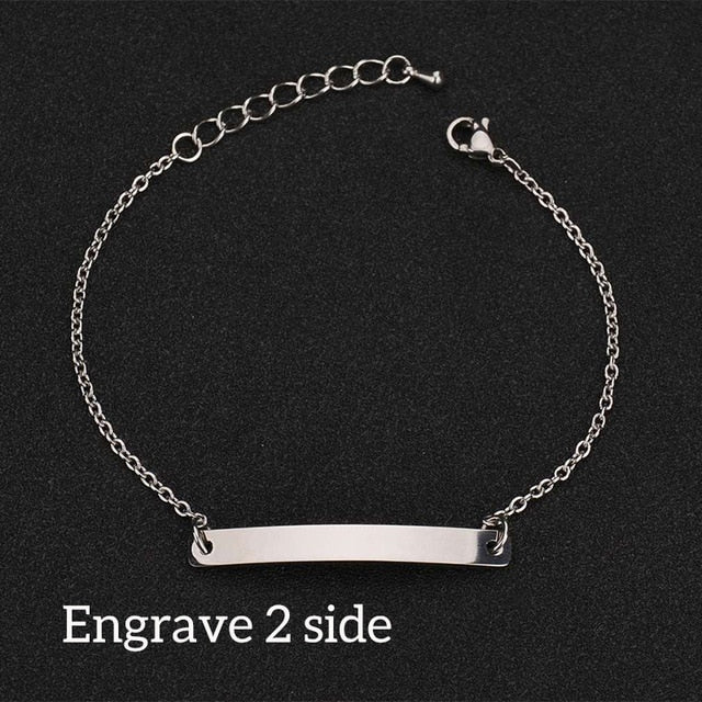 Nameplate Couple Bracelet