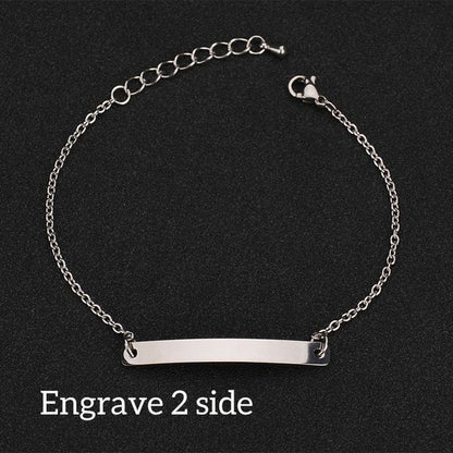 Nameplate Couple Bracelet