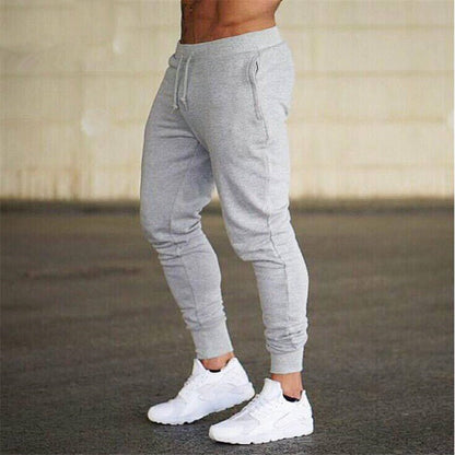 Fitness Muscle Gray Jogging Pants