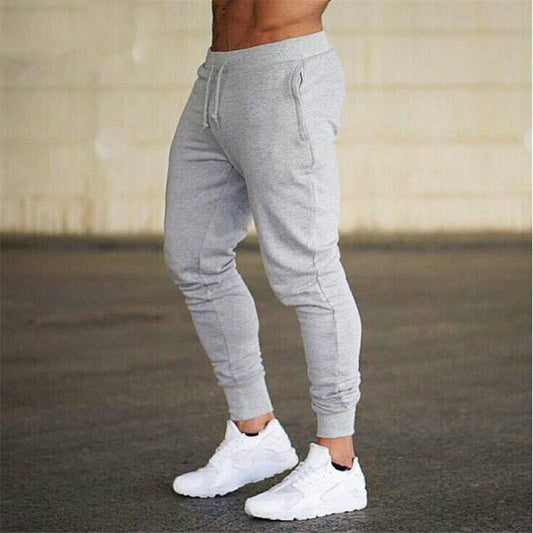 Fitness Muscle Gray Jogging Pants