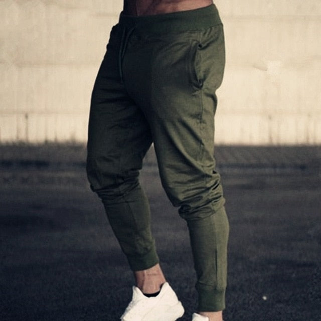 Fitness Muscle Gray Jogging Pants